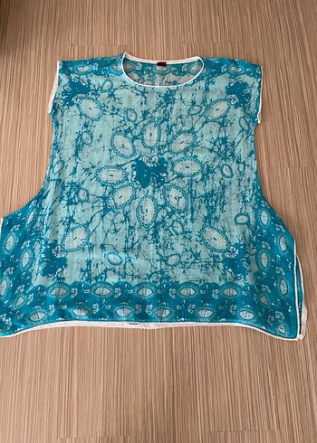 Turkuaz Bağlama Desenli deniz elbisesi - Görsel 3