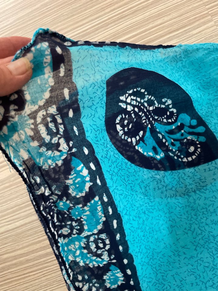 Bohem V Yakalı Turkuaz Pareo - Görsel 5