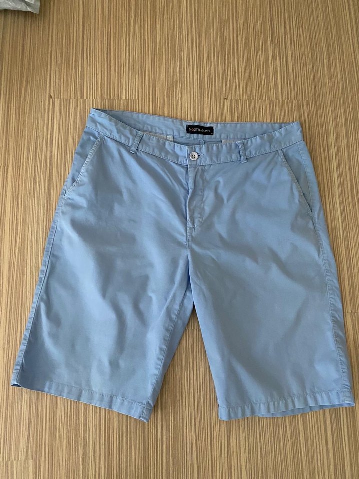 Northof Navy  Erkek Mavi Kısa Denim Şort - Görsel 2