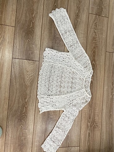 Pull & Bear dantel bluz
