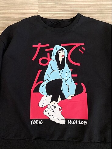 m Beden siyah Renk Tokyo sweatshirt