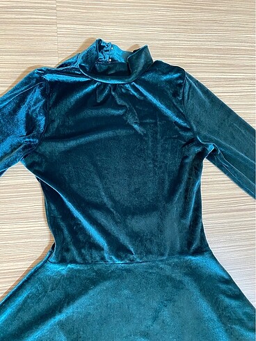 Zechka kadife elbise - Görsel 7