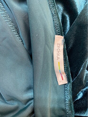 Zechka kadife elbise - Görsel 10