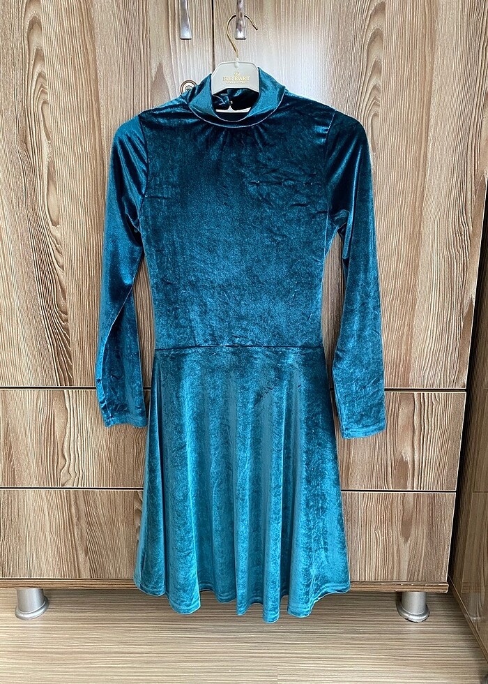 Zechka kadife elbise - Görsel 2