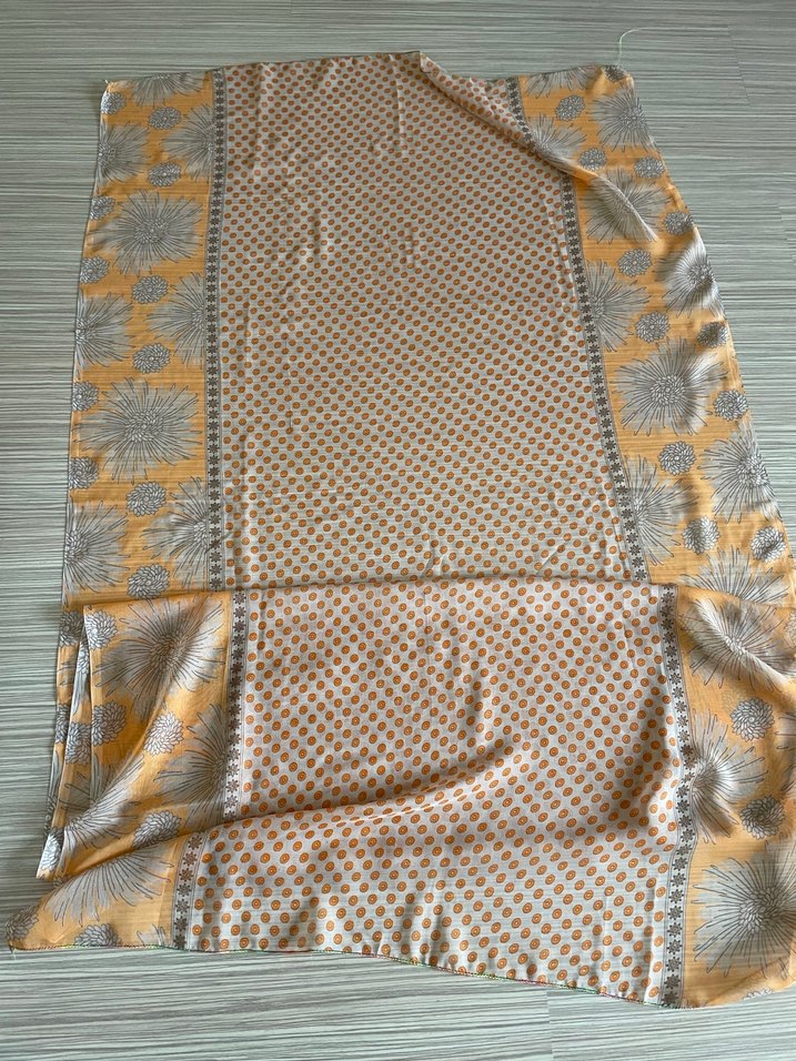 Bohem Tarzda Kahverengi Desenli Pareo - Görsel 4