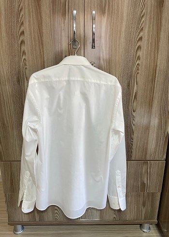 Beyaz Düğmeli Erkek Gömlek - Görsel 5