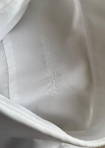 Beyaz Uzun Kollu Düğmeli Erkek Gömlek - Görsel 7