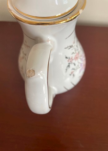 Pastel Renkli Beyaz Seramik Demlik - Görsel 9