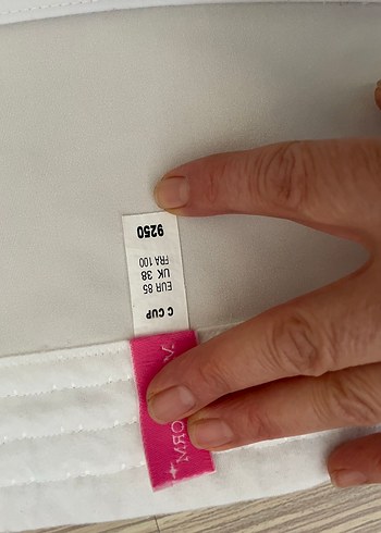 Magıc Form İşlemeli Beyaz Mini Büstiyer - Görsel 6