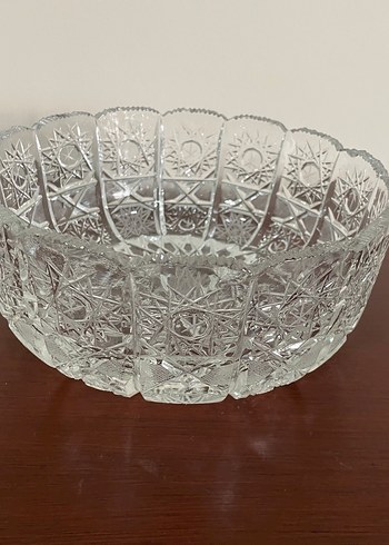 Beyaz Kristal Desenli Cam Kaseler - Görsel 2