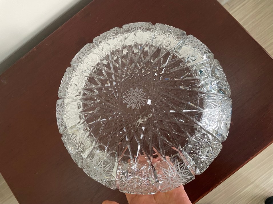 Beyaz Kristal Desenli Cam Kaseler - Görsel 4