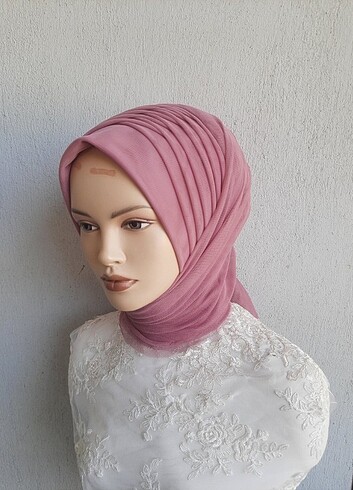 Hazır duvak türban 