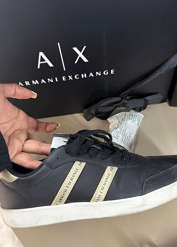 Armani Exchange Siyah Spor Ayakkabi