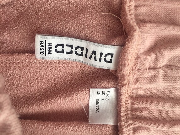 s Beden pembe Renk H&M şort