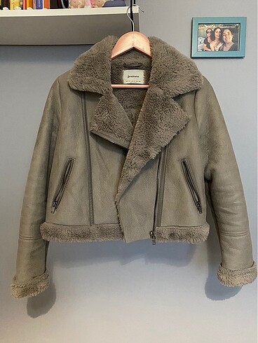 Stradivarius Stradivarius Biker Ceket Mont