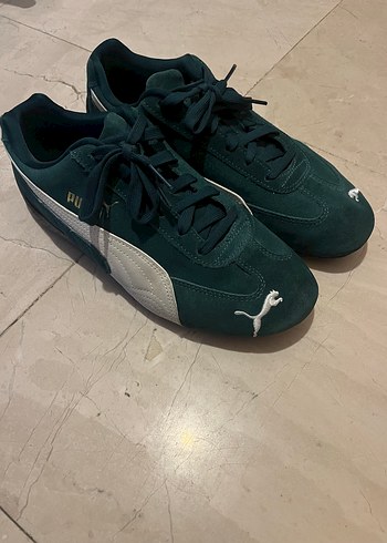 Puma Retro Yesil Suet Sneaker
