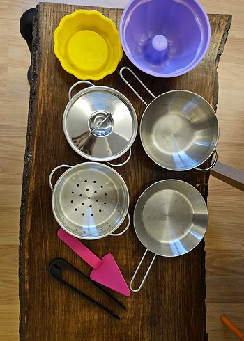 Ikea Oyuncak Çelik Tencere ve Tava Seti - Görsel 7