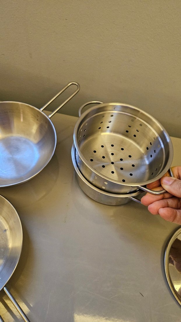 Ikea Oyuncak Çelik Tencere ve Tava Seti - Görsel 3