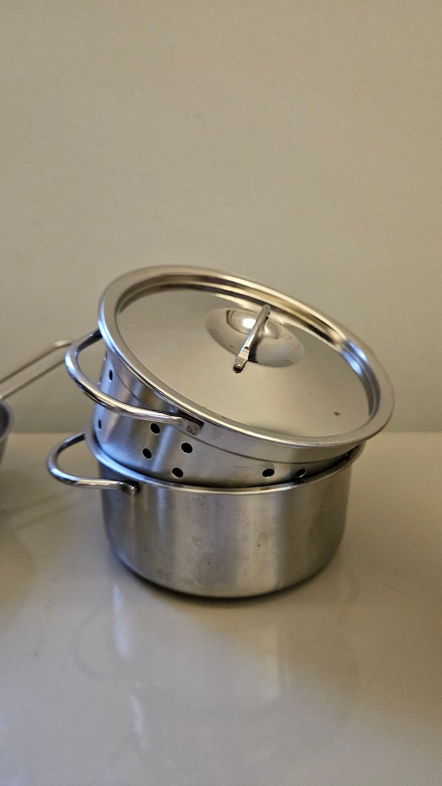 Ikea Oyuncak Çelik Tencere ve Tava Seti - Görsel 4