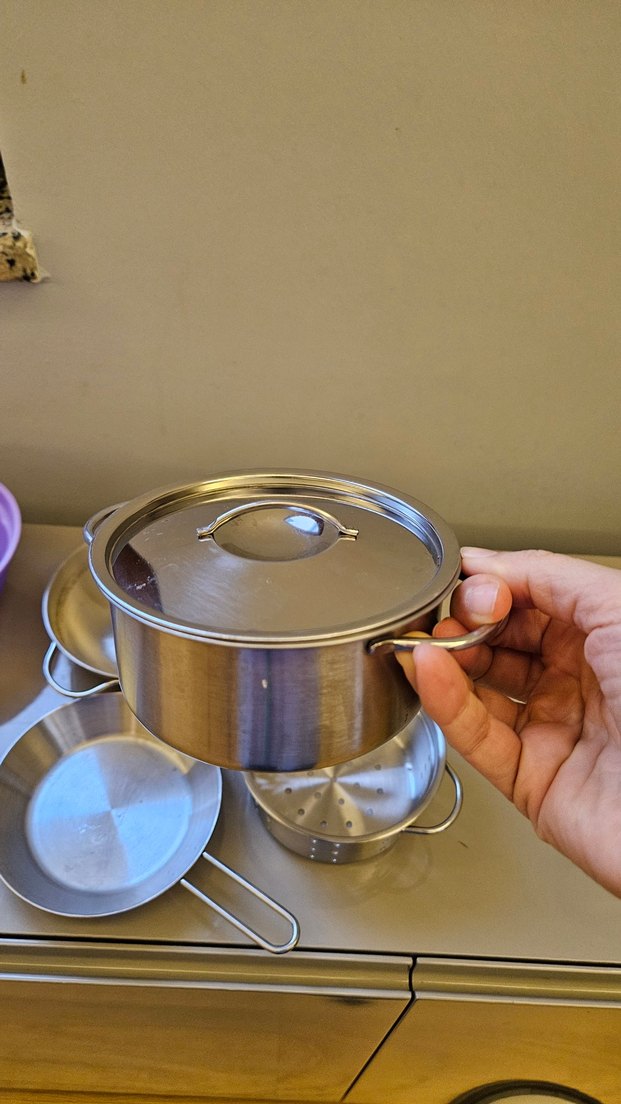 Ikea Oyuncak Çelik Tencere ve Tava Seti - Görsel 2