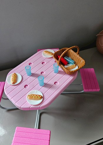 Barbie piknik seti - Görsel 3