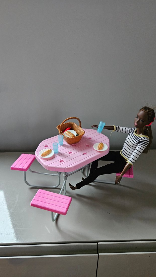 Barbie piknik seti - Görsel 5