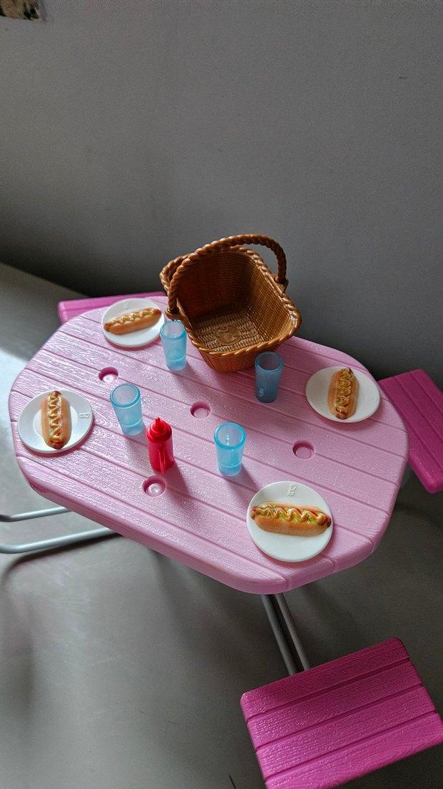 Barbie piknik seti - Görsel 2