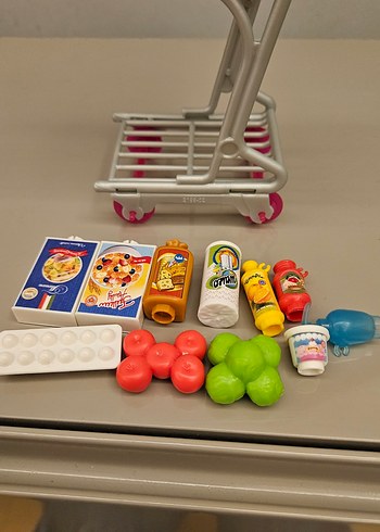 Barbie Market Arabası + malzemeleri - Görsel 4