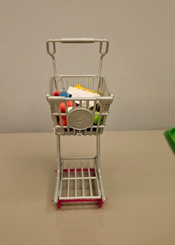 Barbie Market Arabası + malzemeleri - Görsel 2