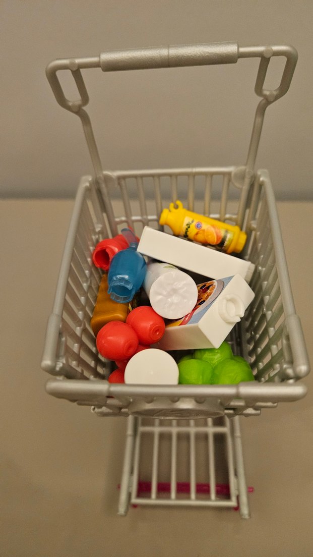 Barbie Market Arabası + malzemeleri - Görsel 3