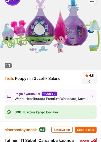 Hasbro Troys Poppy Güzellik salonu - Görsel 5