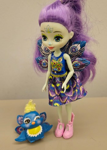 Enchantimals Mor Saçlı Kanatlı Bebek ve Aksesuarları - Görsel 3