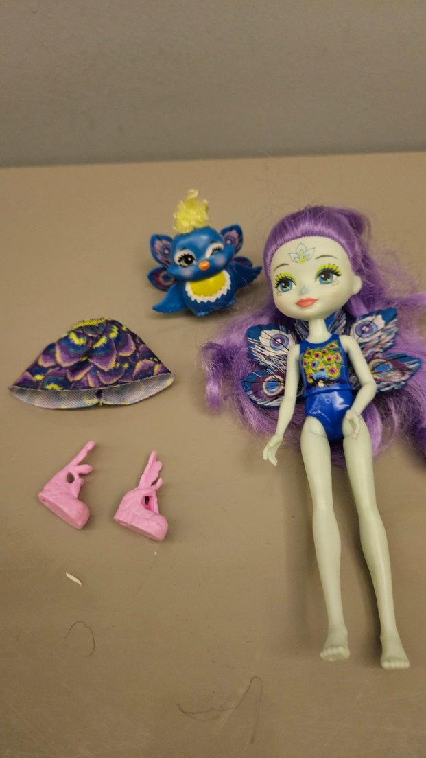 Enchantimals Mor Saçlı Kanatlı Bebek ve Aksesuarları - Görsel 2