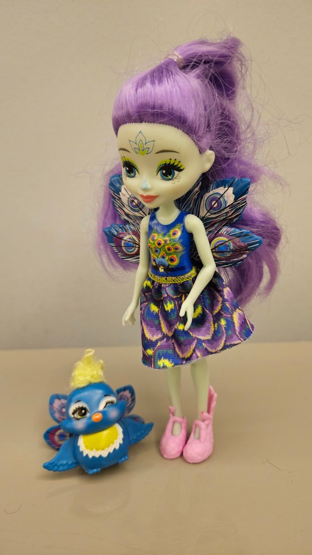 Enchantimals Mor Saçlı Kanatlı Bebek ve Aksesuarları - Görsel 3