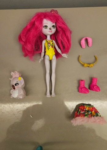 Enchantimals Pembe Saçlı Bebek ve Aksesuarları - Görsel 2