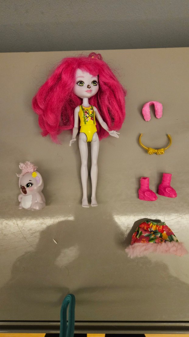 Enchantimals Pembe Saçlı Bebek ve Aksesuarları - Görsel 2