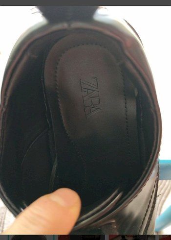 Zara Siyah Deri Sik Ayakkabi