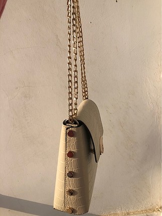Addax Krem çanta