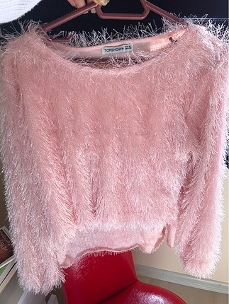 Toz pembe bluz