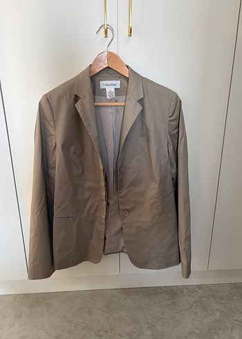 Calvin Klein Sik Ve Rahat Kahverengi Blazer Ceket