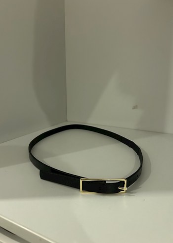 Koton Minimal Siyah İnce Kemer