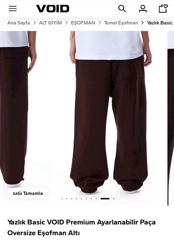 kahverengi void eşofman altı - Görsel 2