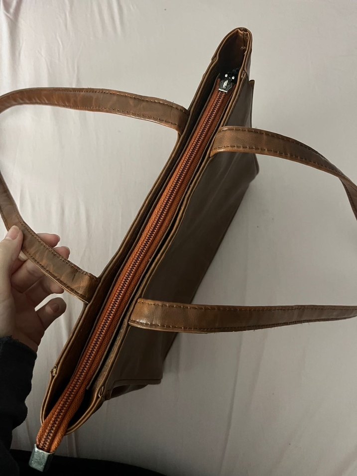 Kahverengi vintage çanta - Görsel 4