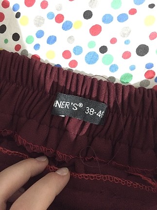 38 Beden bordo Renk Bordo Etek