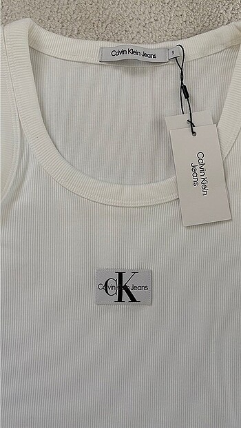 s Beden beyaz Renk Calvin Klein Askılı