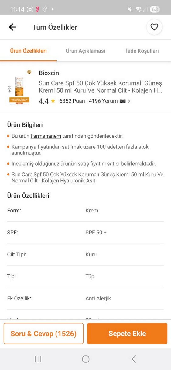 Bioxcin Melatone SPF 50+ Yüksek Koruma Güneş Kremi - Görsel 4