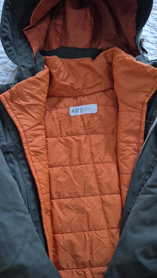 H&m marka erkek çocuk kaban - Görsel 3