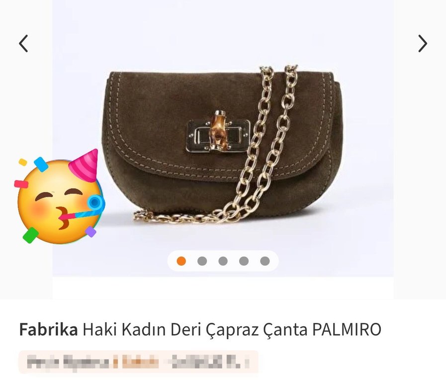 Fabrika Marka Şıklık ve Zarafet Kahverengi Süet Mini Çanta — görsel 4/5