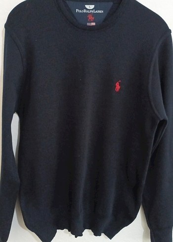 Polo Ralph Lauren Lacivert Bisiklet Yaka Kazak