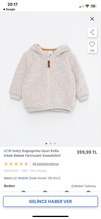 LCW kapüşonlu sweatshirt